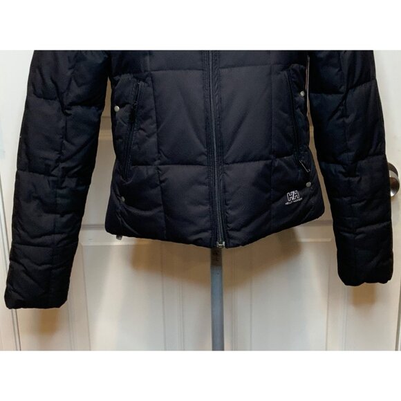 Helly Hansen Black Duck Down Zip-Up Jacket, Size XS - Picture 3 of 9